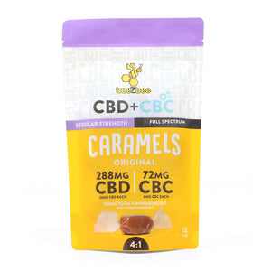 CBD+CBC Caramels | 12 Pack - beeZbee