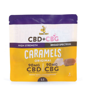 CBD+CBG Caramels | 3 Pack - beeZbee