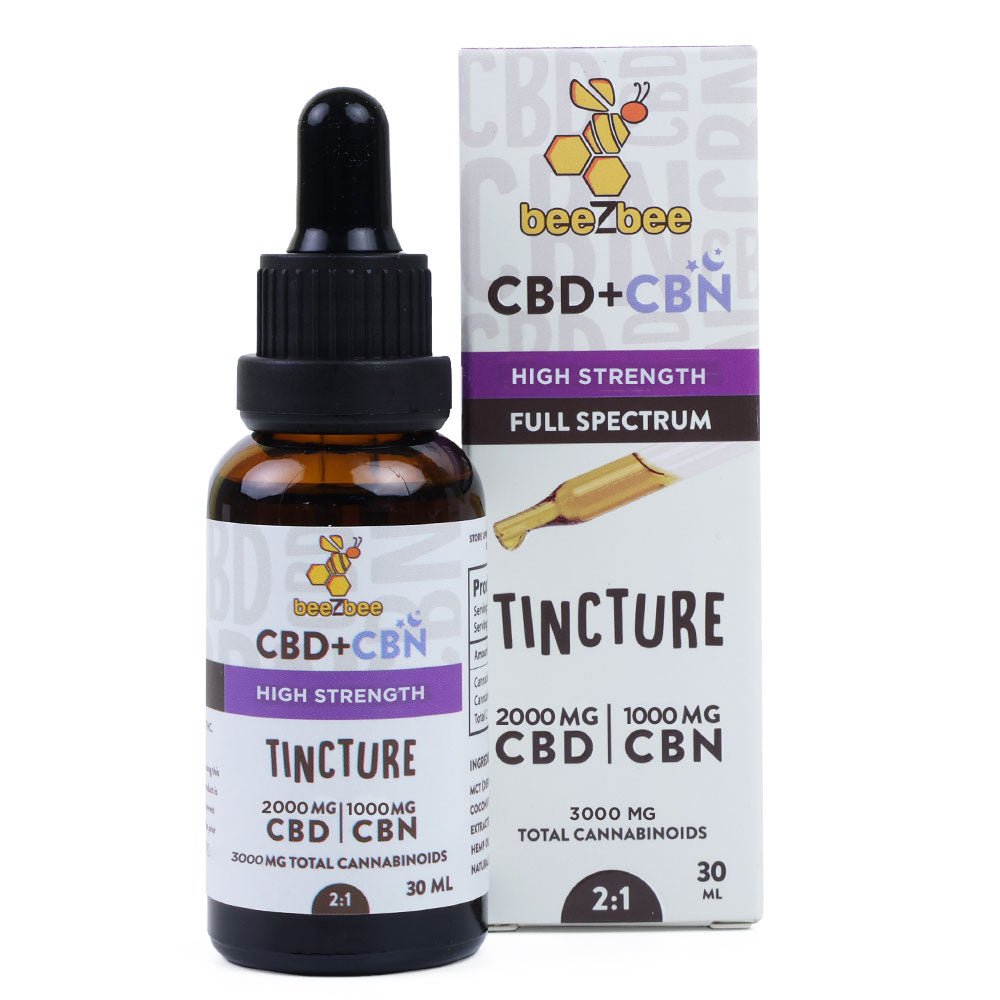 CBD+CBN Tincture - beeZbee