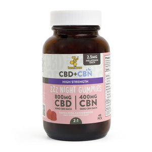 CBD+CBN+Melatonin zZz Night Gummies - beeZbee