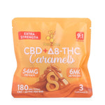CBD+Delta - 8 THC Caramels 3 Pack - beeZbee