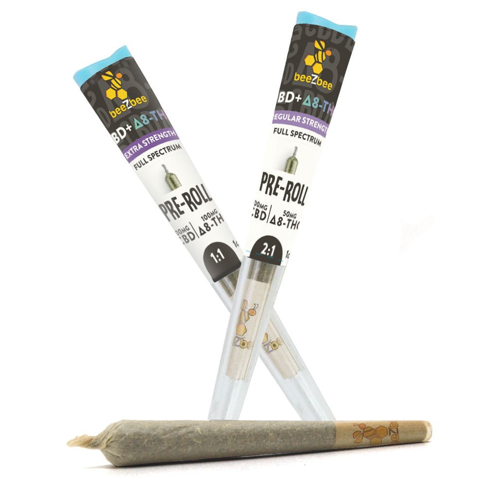 CBD+Delta - 8 THC Pre - Rolls - beeZbee