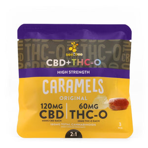 CBD+THC - O Caramels 3 Pack - beeZbee