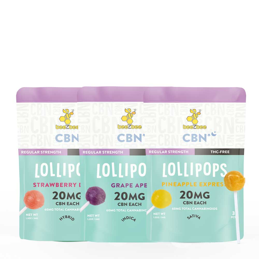 CBN Terpene Lollipops - beeZbee